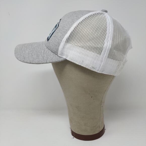RARE SAMPLE Killik Snapback Mesh Back Hat Embroidered Logo Spell Out Gray White - Picture 5 of 10